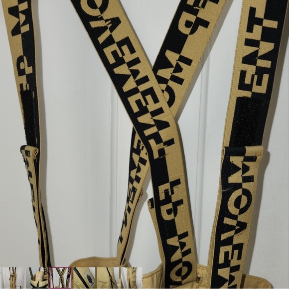 NWT free people zephyr ski bib pants - Picture 4 of 5